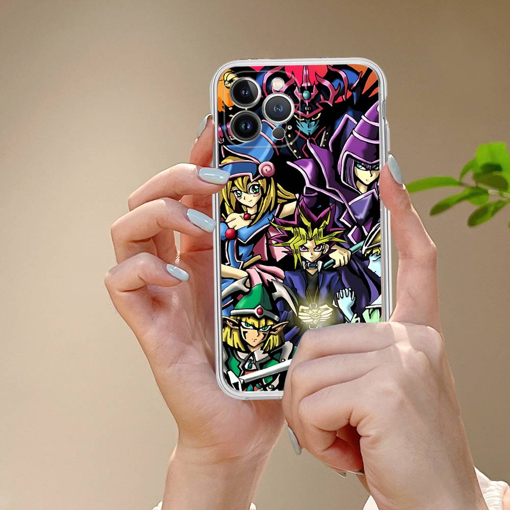 Amine Yu Gi Oh Classic Transparent TPU Phone Case For IPhone 17 11 12 13 14 15 16 Pro Max 16 Plus Cover