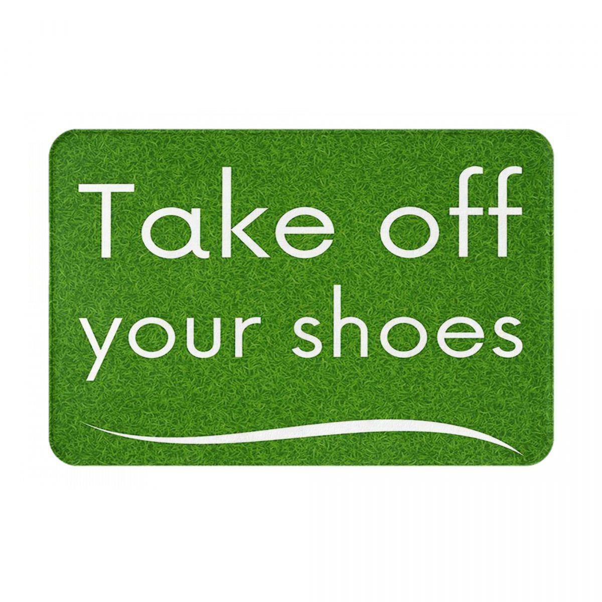 Schoenen Uit Antislip Deurmat Vloermat Zand Schrapend Tapijt Vloerkleed voor Keuken Entree Huis Balkon Voetmat Matten 60x40 cm