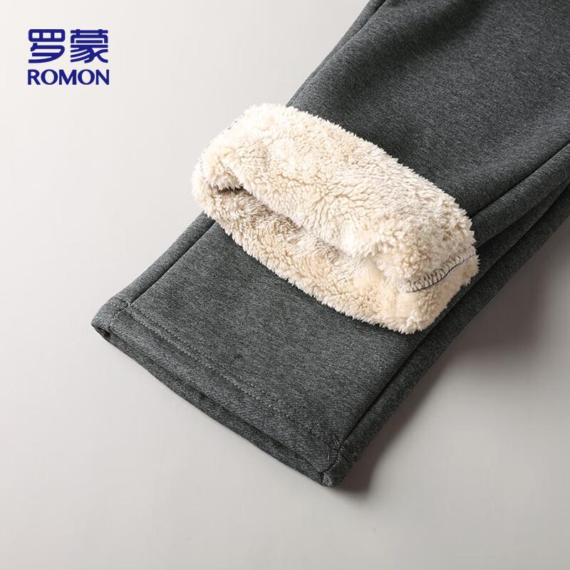 Romon Men's Warm Fleece-Lined Casual Pants