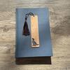 Pet Themed Bookmark Wooden Dog/Cat/Bone/Paw Carving Book Mark with Tassel Gift for Book Lovers Pet Owners