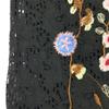 Desigual Embroidered floral pattern Long sleeve race one piece 40 black Women Used