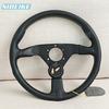 JDM 350mm Montecarlo Tarzı Direksiyon Simidi Evrensel Modifiye Yarış Spor Düz Direksiyon Simidi