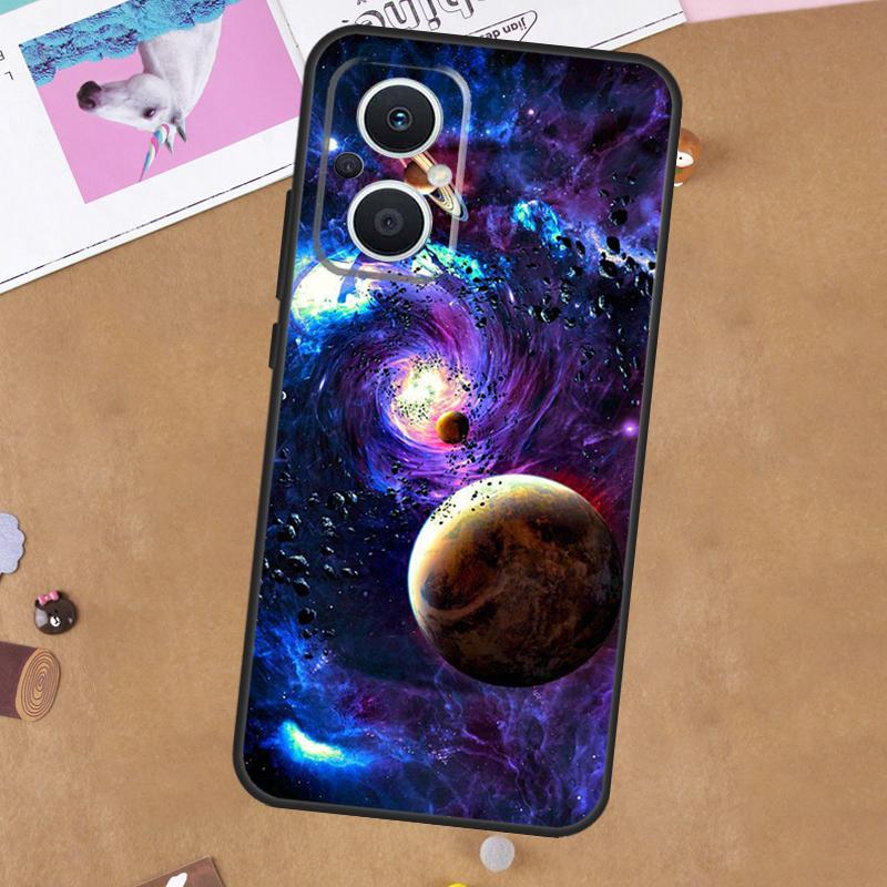 Space Solar System Planets Universe Case For OPPO Reno 4Z 5Z 8T 10 11 Pro 11F 5 6 7 8 Lite OPPO Find X5 X6 Pro X2 X3 Neo Cover