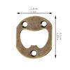 5 Stuks Antiek Brons/Zilver Flesopener Inzetstuk DIY Bieropener Klein Formaat Wandmontage Flesopeners Keuken Bar Gereedschap 31*28mm