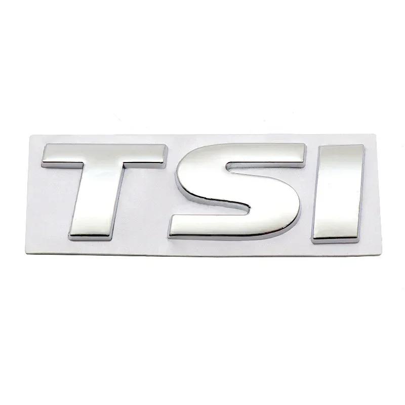 3D Metal TSI TDI GTD GLI Rear Trunk Car Emblem Badge Decals Auto Sticker For VW Volkswagen Polo Golf Passat Jetta Scirocco MK4