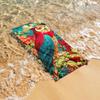 A Vividly Colored Fantasy-themed Owl Polyester Microfiber Beach Towel Is Highly Absorbent, Suitable Swimming and Beach Outings