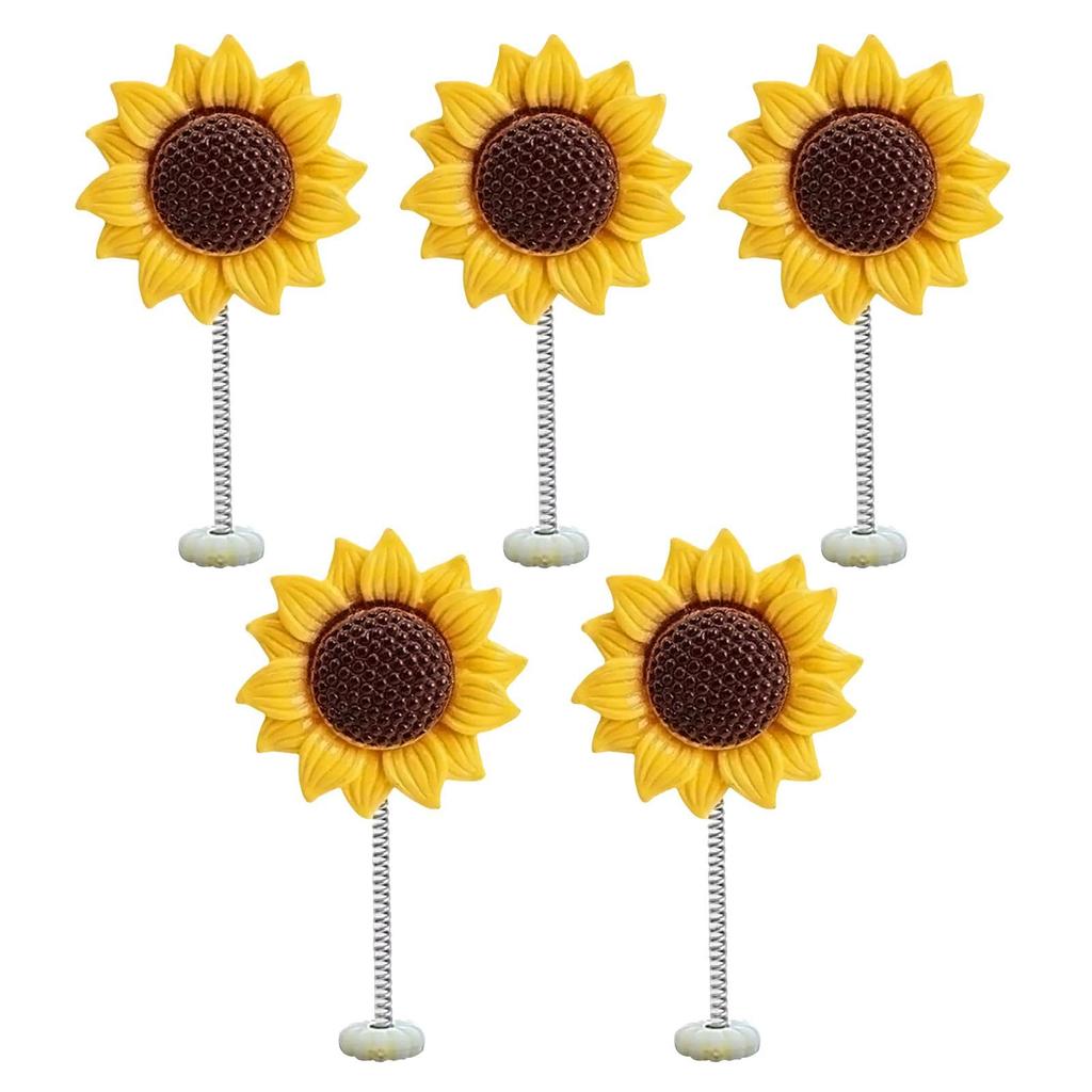 Sunflower Car Accessories Dashboard Decoration, Sunflower Car Dashboard Decor - Vista Print 5 Pieces