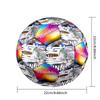 Ronaldo's Superhero Flames Soccer Ball Size 5 Football Machine-Stitched Indoor/Outdoor Training and Matches perfect gift for sports enthusiasts