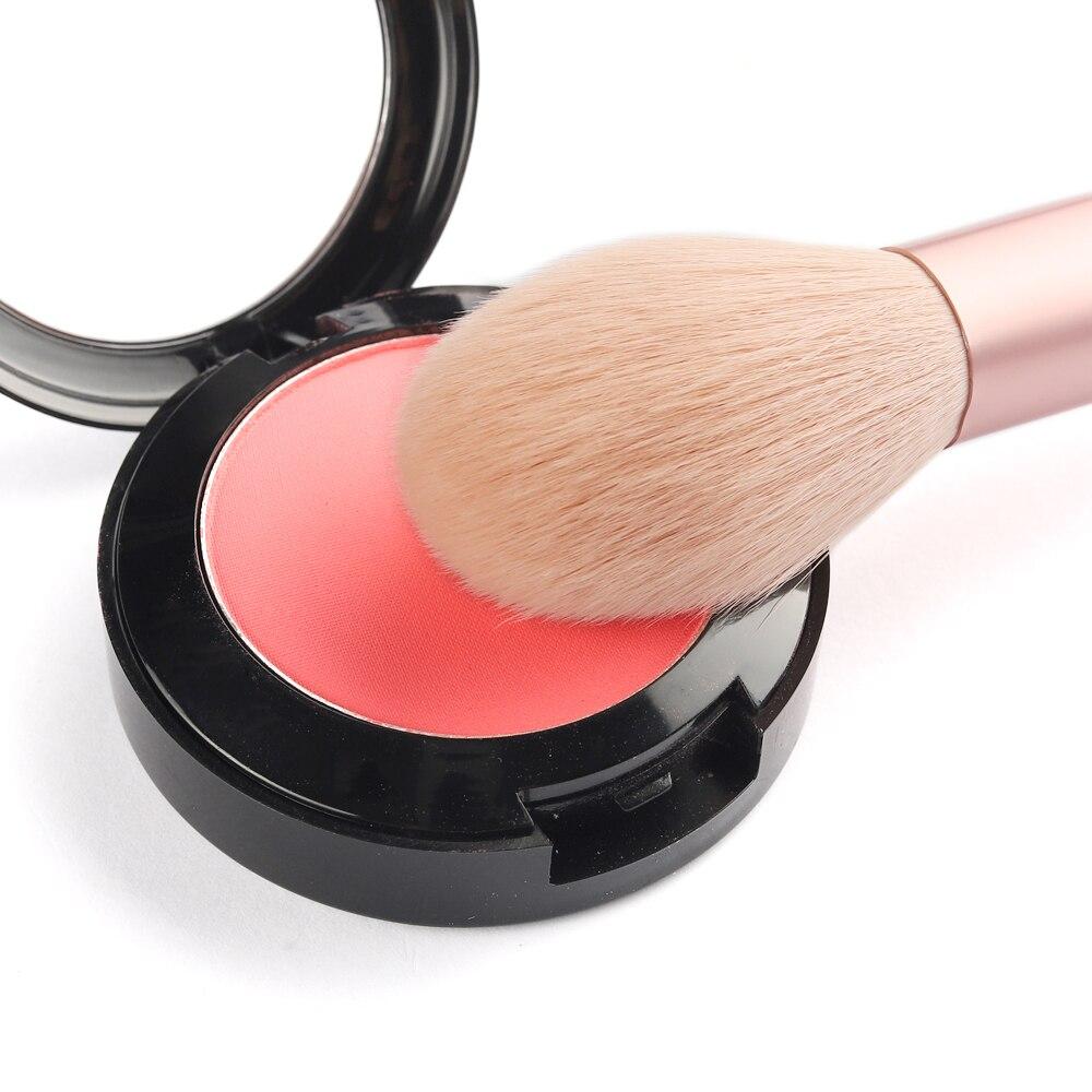 11pcs rosa pincéis de maquiagem conjuntos ferramentas cosméticos pó contorno blush lábio sombra corretivo facial base pincel kit