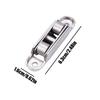 4 Pieces Sliding Window Pulley for Angle Adjustable Zinc Alloy Hardware Double Wheel Silent Roller for Kitchen Study