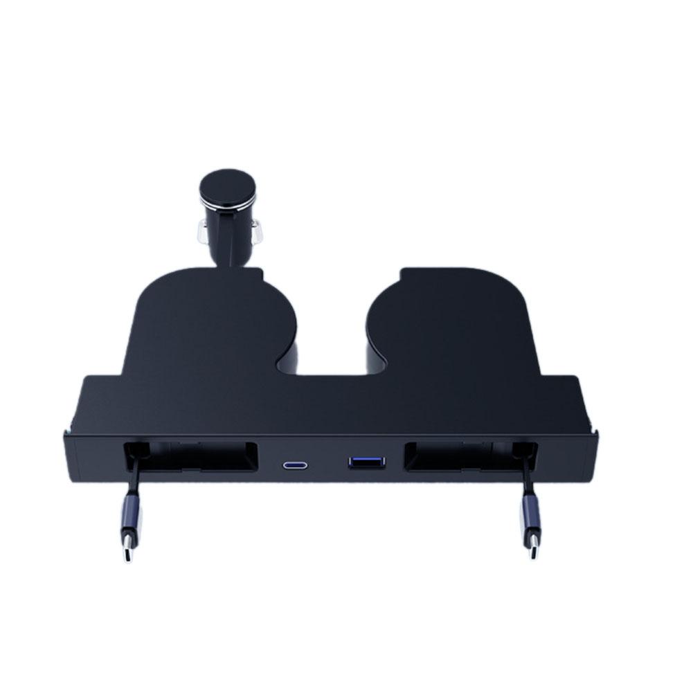 for Tesla Highland 2025 Hub Adapter Accessories - USB Charging Dock For Center Console With Multi-Device Fast Charging Q1Z2