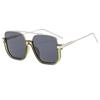 2026 Unisex Retro Korean Double Bridge Sunglasses - Large Frame UV Protection