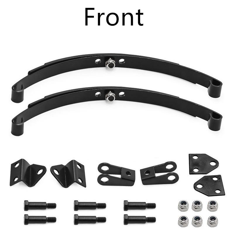 Front Rear Suspension Steel Leaf Spring Lifting Lug Set for 1/14 Tamiya RC Tractor Trailer Truck Model Car Upgrade Parts