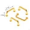 1/12 Dollhouse Pulls DIY Shape Vintage Toy Model Drawer Pull Closet Door