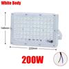 LED Floodlight 50/100/150W Outdoor Wall 220V Black/White Body Flood Lamp Street IP65 Waterproof Garden Square Spotlightled