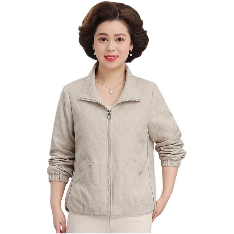 Mother's Day Spring Lapel Jacket - Quilted Fashion Outerwear for Young and Middle-aged Women