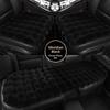 Heated Car  Cushion Winter Warm Comfortable Bubble Velvet Simulation Rabbit Fur Car  Pad 5 Seats Non-Backrest