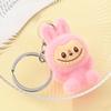 Flocking Doll Cute Pendant Creative Cartoon Keychain Mobile Phone Chain Bag Pendant Gifts