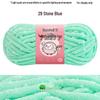 Vibrant No. 8 Ice Silk Yarn for DIY Knitting: Perfect for Scarves, Blankets, Dolls, Crochet Slippers & Chunky Projects
