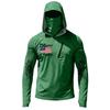 Men’s Hooded Long Sleeve Shirt with USA Flag Print 250 Years Graphic Lightweight Pullover Top