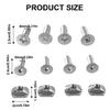 4Pcs Hydrofoil Mounting T Nut Surfboard Hydrofoil Screws 8mm 6mm Mounting T-Nut And Screws Outdoors Surfing Accessory