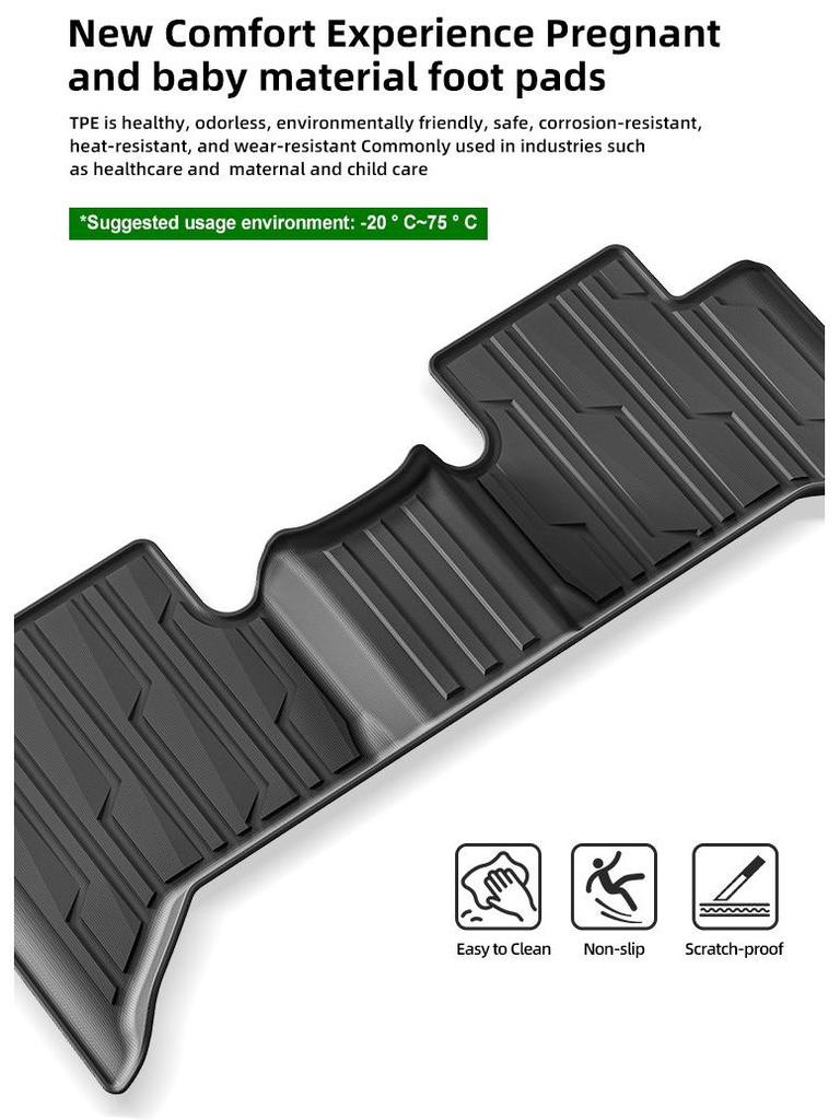 Kaicheng F70 Car Floor Mats for 2022-2024 Dodge RAM1200, LANDTREK, TITANO Models