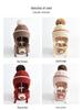 Children's Cute Bear Ear Winter Hat and Scarf Set - Warm, Windproof Knit for Students