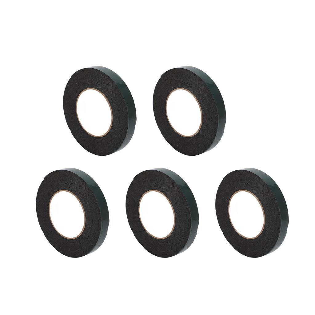 5PCS PE Foam Tape Multifunctional Waterproof Double Sided Tapes 1mm Adhesive Layer 20mm Width