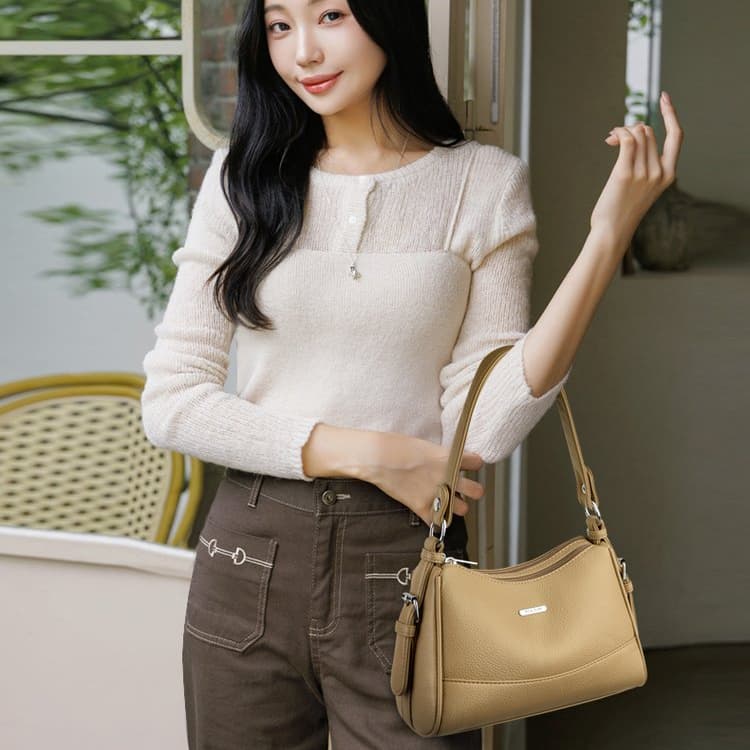 Lychee pattern messenger bag women's shoulder small square bag