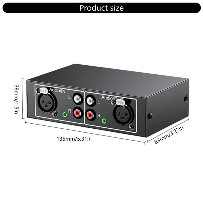 Cinch LR Audio-Schalter 4 in 1 Out Bidirektional Geräuschlos HiFi Stereo Splitter Box für Kopfhörer Spielekonsolen Soundbars