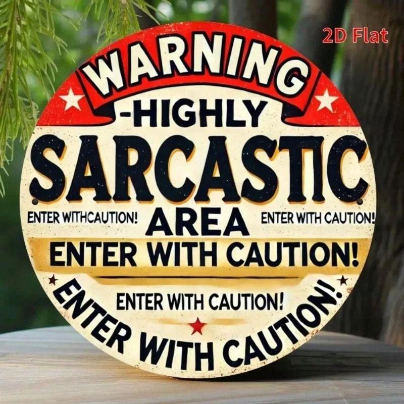 Metal Poster Caution Safety Sign for Home Garage Office
