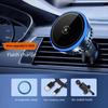 15W Fast Charging Magnetic Wireless Charger Magnetic Cooling Car Phone Mount  Vehicles Use