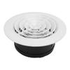 Tampa de ventilação redonda de 150 mm ABS Plástico Ventilação de ar Grelha de grelha para casa Banheiro Cozinha Escritório Wa