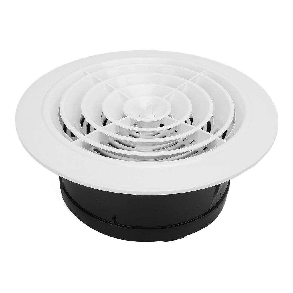 Tampa de ventilação redonda de 150 mm ABS Plástico Ventilação de ar Grelha de grelha para casa Banheiro Cozinha Escritório Wa