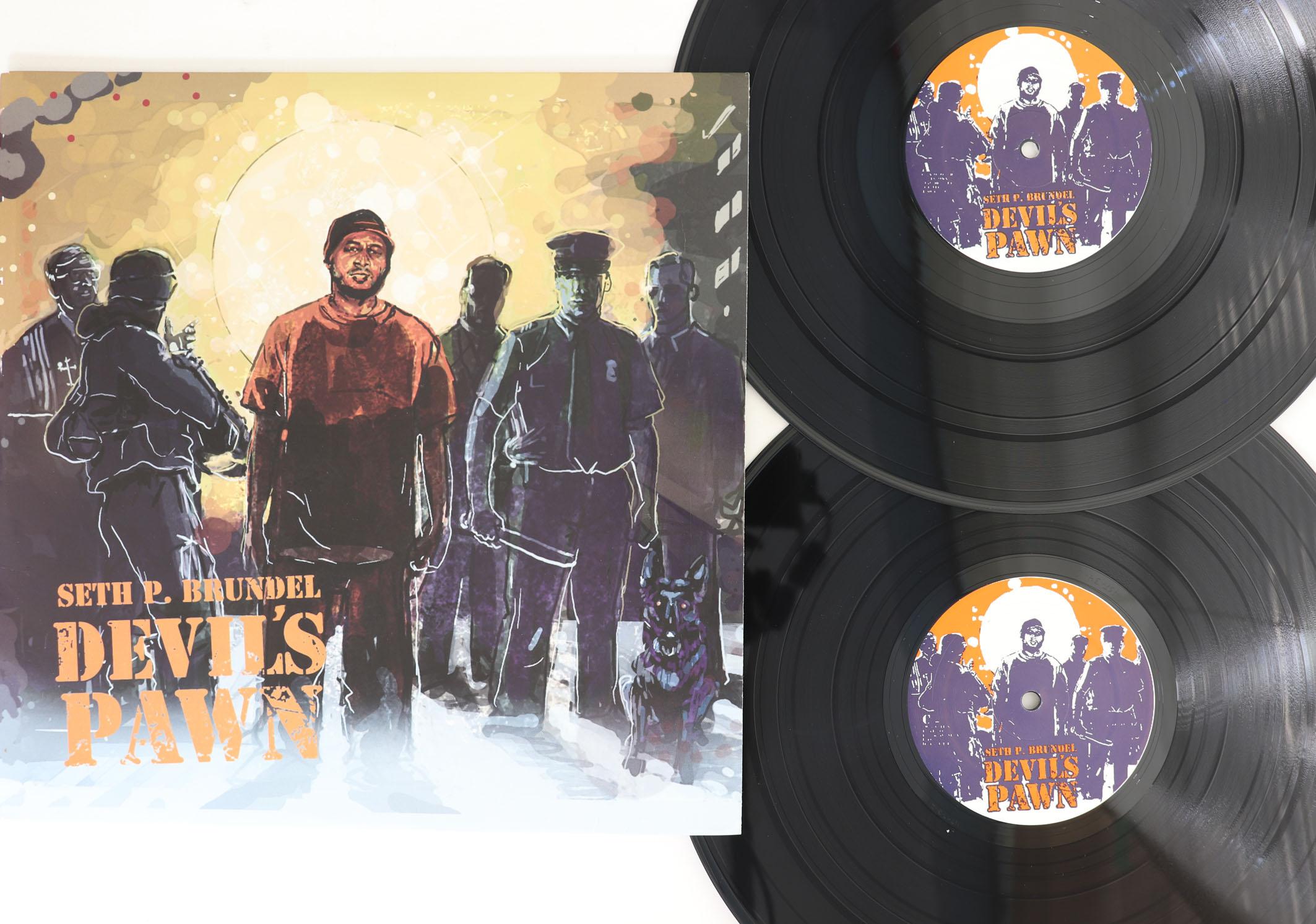 

LP Record SETH P. BRUNDEL Devils Pawn AST34LP AESTHETICS 2004 US Rap HipHopRB Used