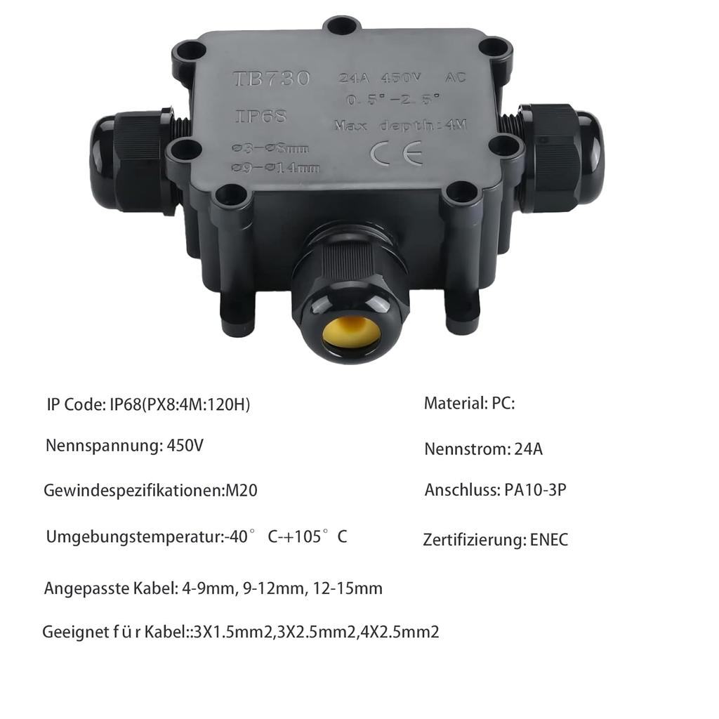 Scatola In PVC Di Giunzione Cctv Resistente Alle Intemperie IP68 Per Montaggio A Parete Per Esterni In PC ABS Di Fabbrica Dimensioni Diverse - Foto 2