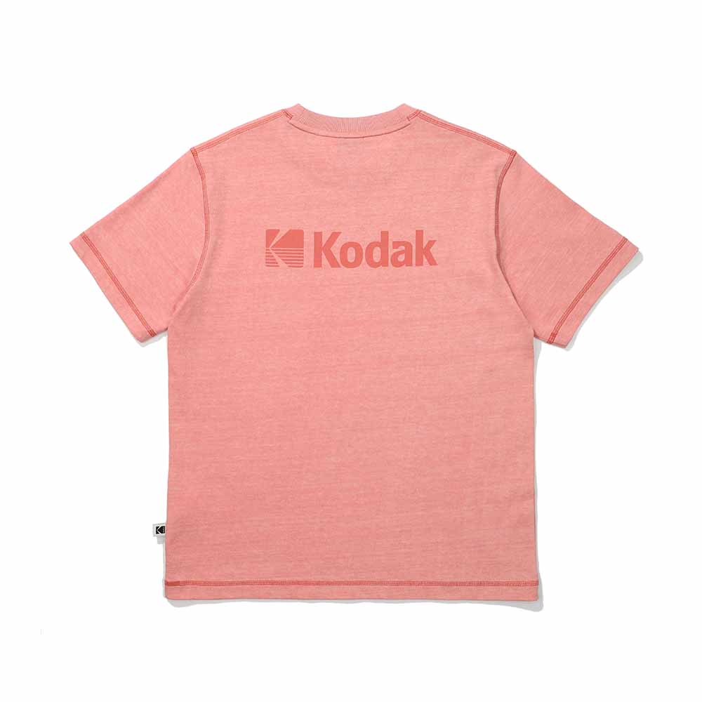 KODAK Cotton Washed Short Sleeve T-Shirt Pink