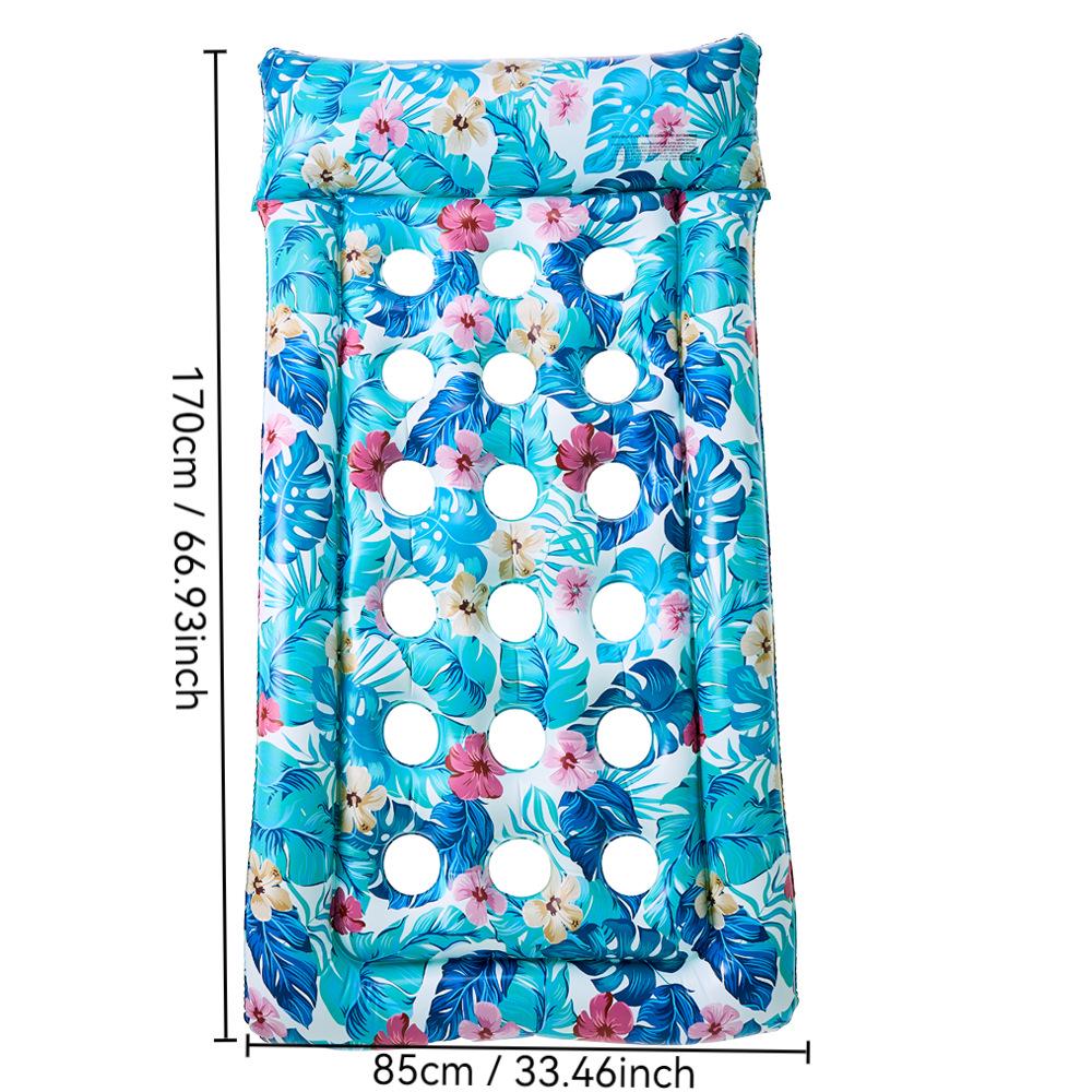 New Style Daisy Stripe Inflatable Pool Float Lounger