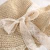 Summer Beach Sun Straw Hats for Women Wide Brim Packable Travel Bucket Hats UPF 50+