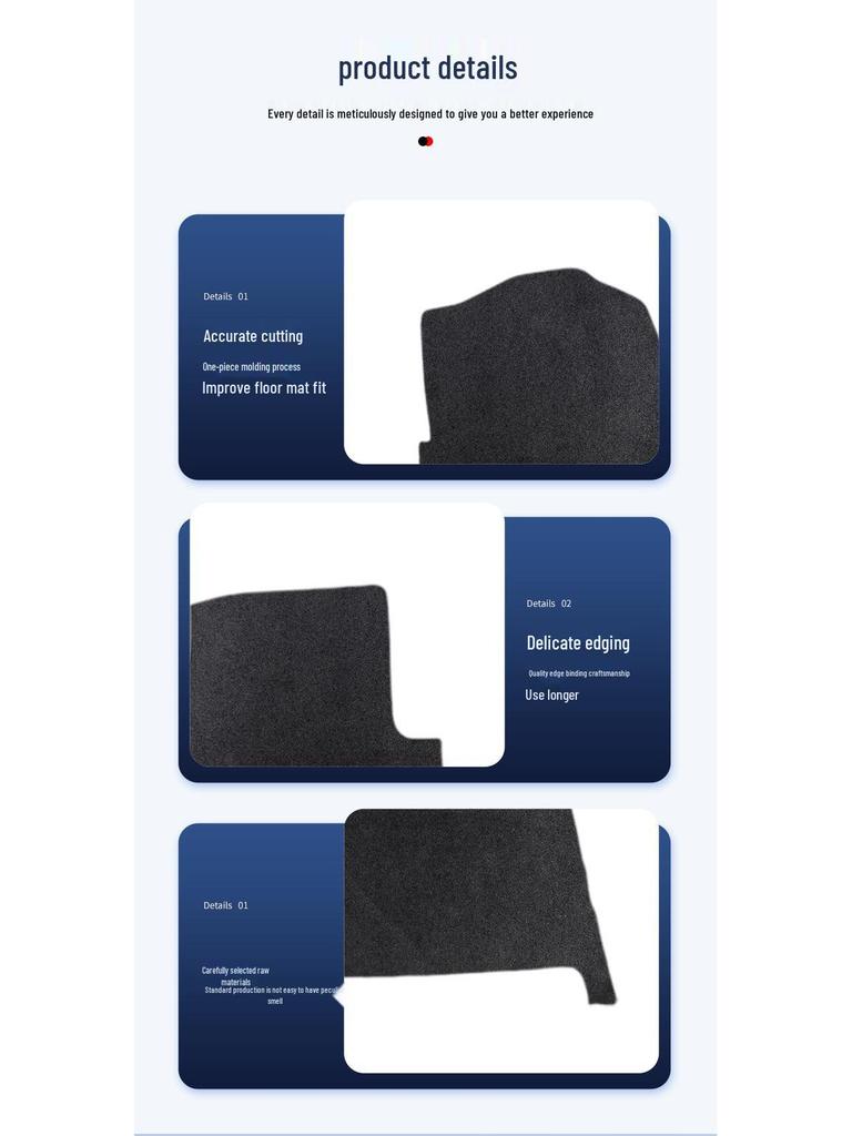 Wey Mocha-21 Model Velvet Nylon Floor Mats, Vehicle-Specific by Great Wall Motor