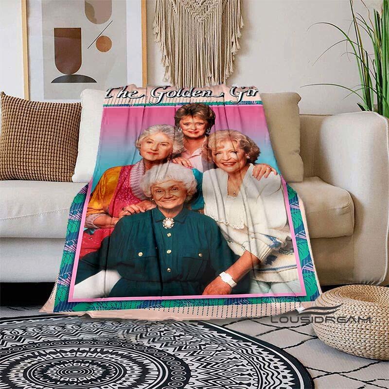 Classic Tv Throw Blanket Golden Girls Friend Ship Flannel Lightweight Plush Fuzzy Cozy Soft Blankets and Throws Custom Blankets2