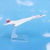 16Cm British Concorde Model Replica Metal Aircraft Model Scale Aviation Collectible Diecast Miniature Ornament Souvenir Toys