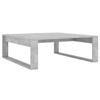 VidaXL Coffee Table Concrete Grey 100x100x35 Cm Chipboard