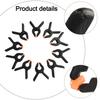 10 Pcs Multifunctional Plastic Clip 2inch Heavy-duty Jersey Clip Rotating Jaw