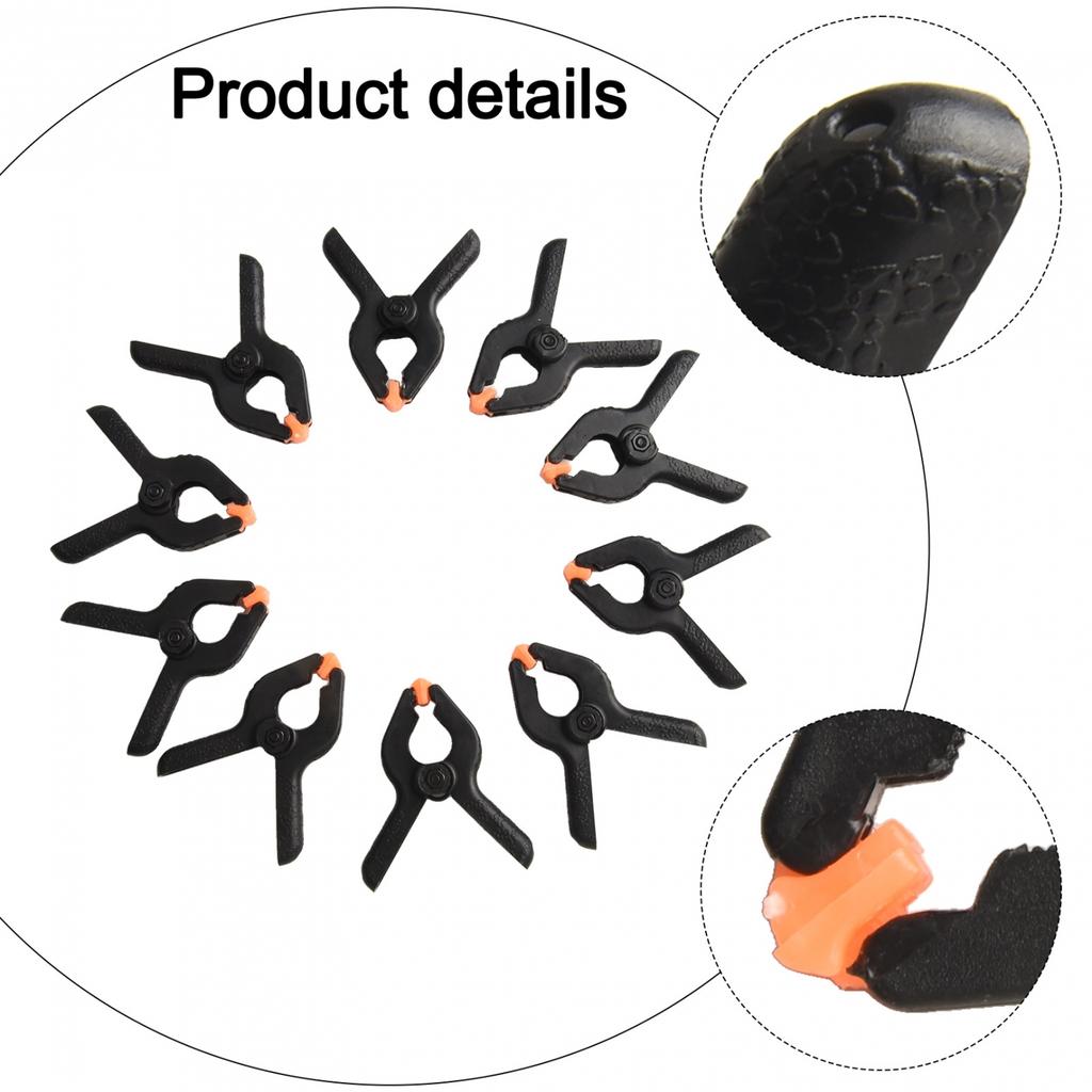 10 Pcs Multifunctional Plastic Clip 2inch Heavy-duty Jersey Clip Rotating Jaw