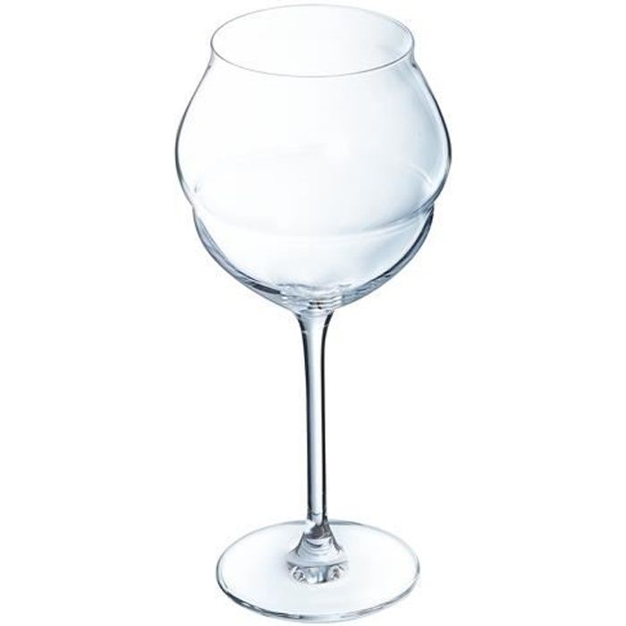 6 verres à vin 50cl Macaron - Chef&Sommelier - Cristallin design original ultra transparent