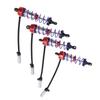 4Pcs Shock Absorber 92mm Front 105mm Rear Oil Adjustable Damper Suspension for 1 10 RC CarRed