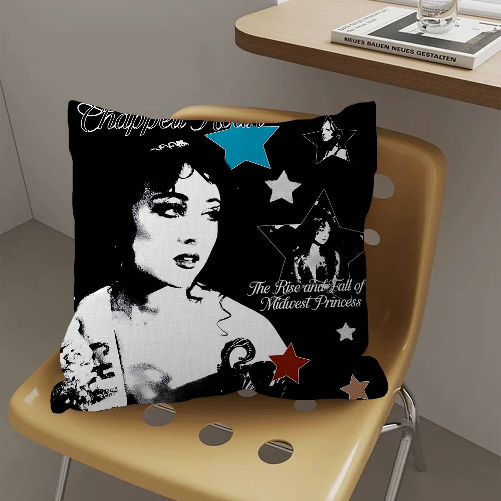 Chappell Roan Singer Pillow Gift Home Office Decoration Bedroom Sofa Car Cushion Cover case 45x45