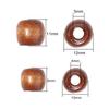 100pcs/Lot 9 11mm Natural Wooden Beads for Jewelry Making Big Hole Wood Beads DIY Hair Accessories Handmade Bracelet Necklace