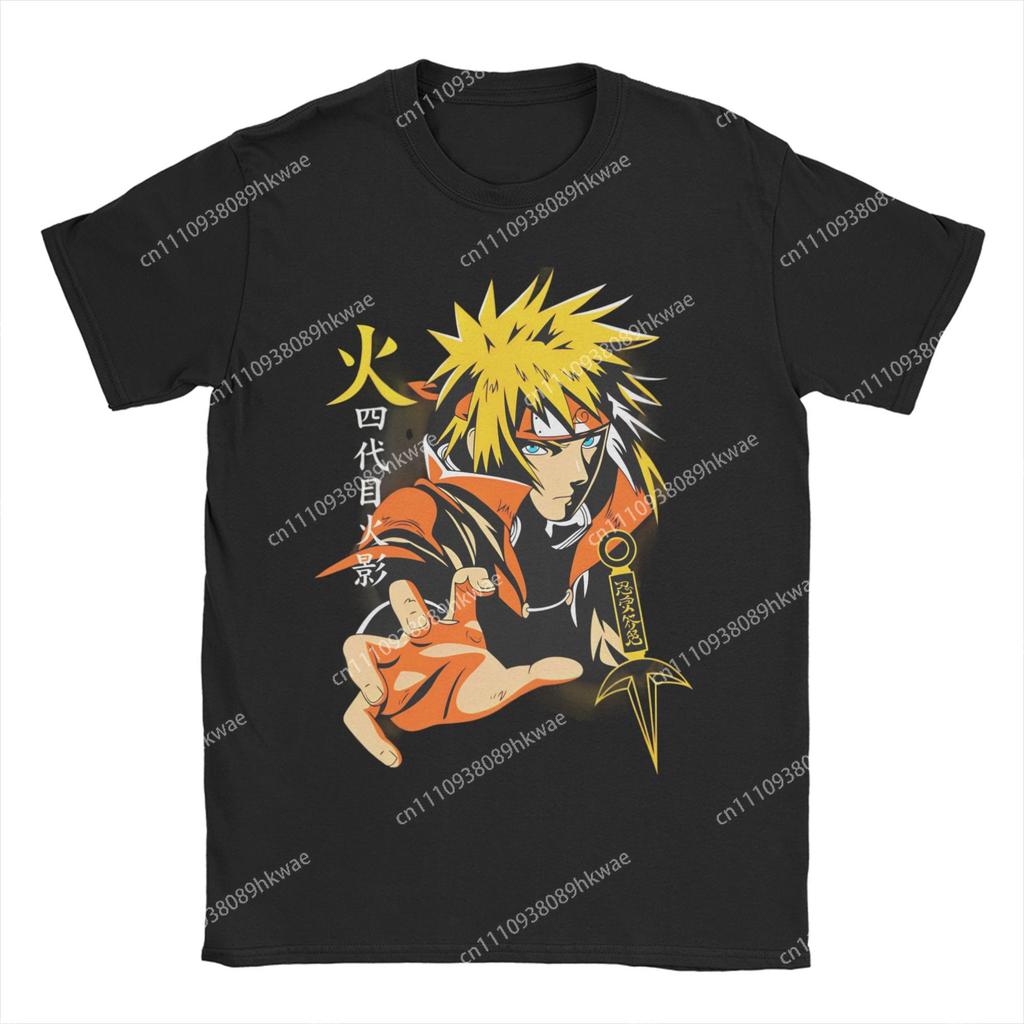Japanese Anime Unisexga Graphic Unisex Unisexs T Shirts Narutoes Funny Tees Short Sleeve Crew Neck TShirt Cotton Printed Clothing